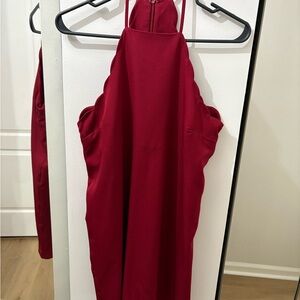 Lulu's Chic Burgundy Dress